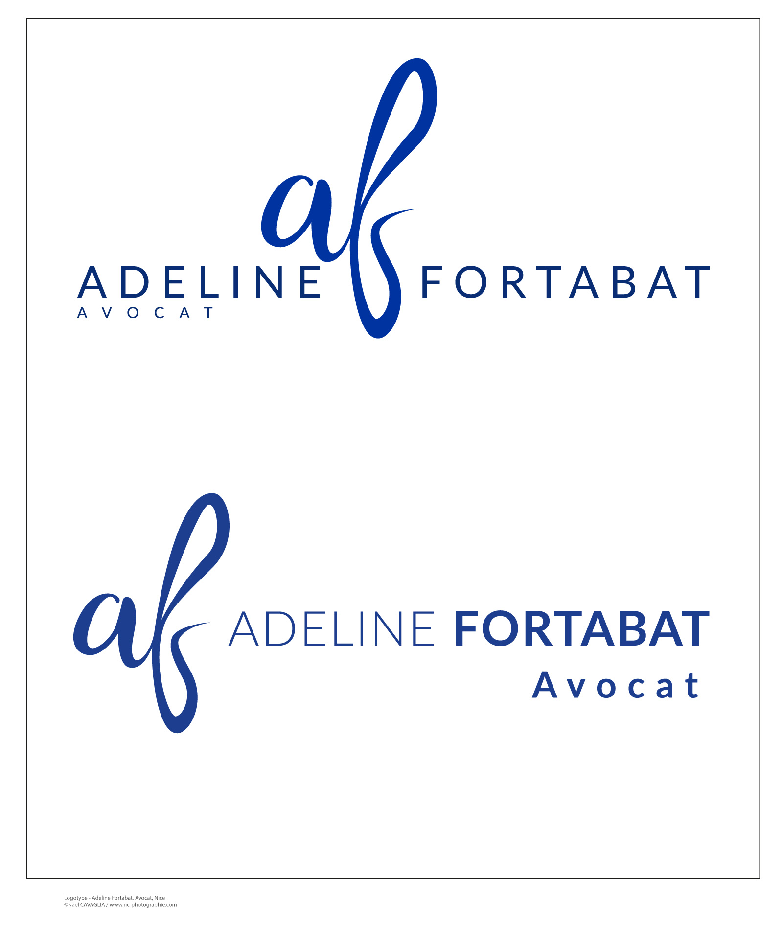 nael cavaglia -Adeline Fortabat, avocat, nice  - logotype